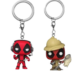 Funko Pop!  Marvel พวงกุญแจฟิกเกอร์ Deadpool(Game)(Safari) ของเล่นสําหรับเด็ก