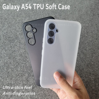 เคสโทรศัพท์มือถือ แบบนิ่ม ผิวด้าน แบบบางพิเศษ สําหรับ Samsung Galaxy A54 5G