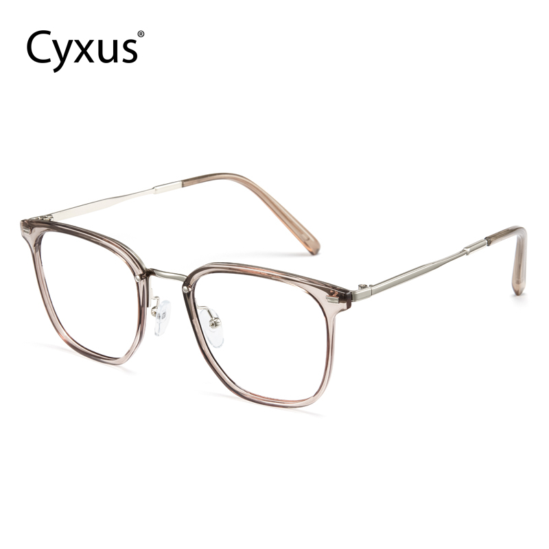 Cyxus  แว่นตา แว่นตาคอมพิวเตอร์ Cat Eye Tr90  Blue Light Glasses Blue elephant แว่นกรองแสง 8130