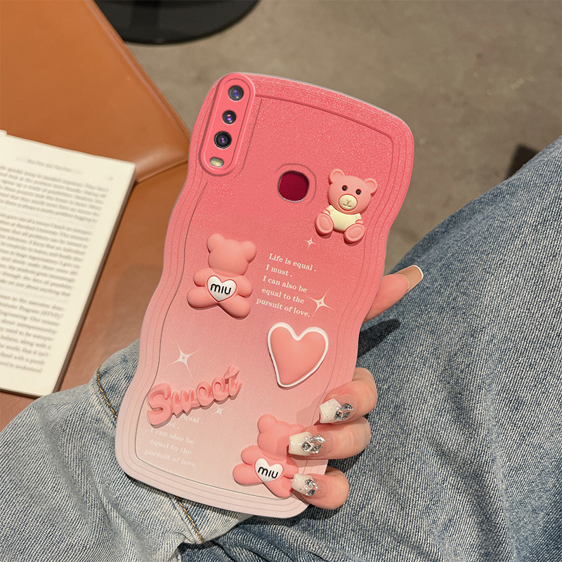 Vivo 1907 1902 1904 1915 1935 v2027 v2029 v2041 v2053 เคสโทรศัพท์กันกระแทกหญิงขนาดเล็กสดน่ารัก