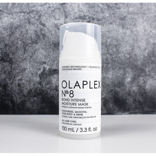 Original Olaplex No.8 Bond Intense Moisture Mask 100 มล., 3.3 ออนซ์ มอยส์เจอร์ไรเซอร์ ผมเรียบลื่น