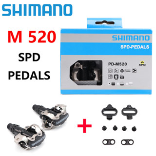 Shimano SPD M520 ที่เหยียบอลูมิเนียม แบริ่งล็อคเอง สําหรับจักรยานเสือภูเขา PD-M520