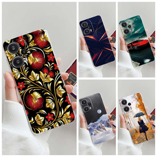 เคสโทรศัพท์มือถือแบบนิ่ม TPU ใส ลายเทอร์โบ แฟชั่น สําหรับ Redmi Note 12 Note 12