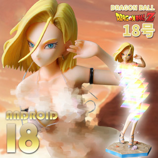 โมเดลฟิกเกอร์ PVC อนิเมะดราก้อนบอล Z ชุดว่ายน้ํา Android 18 Lazuli 28 ซม. ของเล่น ของที่ระลึก สําหรับเด็ก