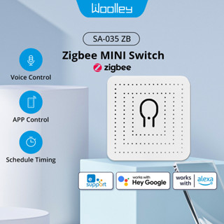 Woolley SA-035 ZB 16A ZBMINI Zigbee สวิตช์ไฟอัจฉริยะ Tuya 2 ทาง รีเลย์ Wifi ขนาดเล็ก ควบคุมด้วยแอพ เบรกเกอร์อัตโนมัติ eWeLink ควบคุมด้วยเสียง