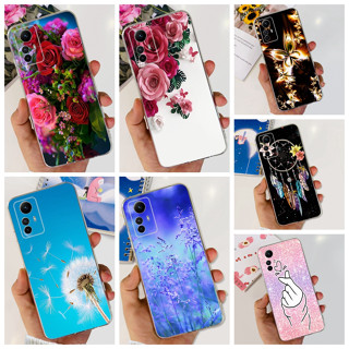 เคสโทรศัพท์ซิลิโคนนิ่ม ลายดอกไม้ สําหรับ Xiaomi Redmi Note 12 4G 2023 Xiami Redmi Note 12S Note12