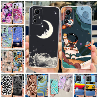 เคสโทรศัพท์มือถือ ซิลิโคนนิ่ม ใส ลายนักบินอวกาศน่ารัก 6.43 นิ้ว สําหรับ Xiaomi Redmi Note 12S 2023 Note 12S 4G