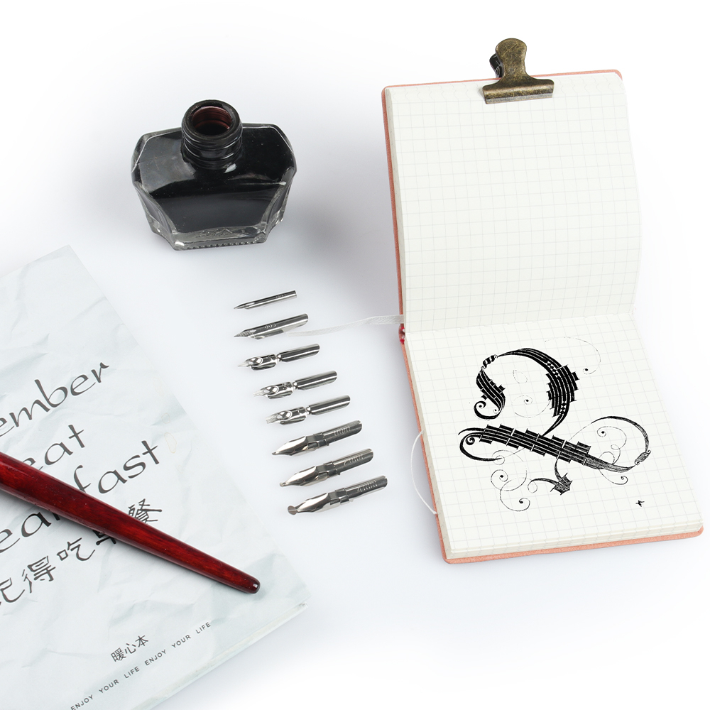 Seamiart ชุดปากกาเขียนพู่กัน 9 ชิ้น และที่ใส่ปากกา 1 ชิ้น - รูปที่ 5