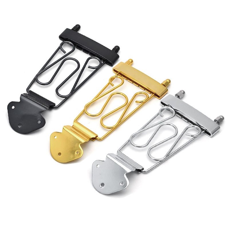 6 String Jazz Archtop กีตาร์ Trapeze Tailpiece กรอบแบบมีสาย Hollow Semi Hollow กีตาร์ไฟฟ้า