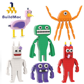 Buildmoc บล็อคตัวต่อ รูปมอนสเตอร์ สีเขียว 1 โมเดล 6 In 1 ของขวัญสําหรับเด็ก 696 ชิ้น