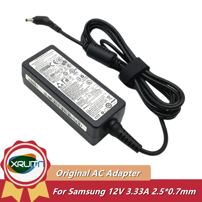 ของแท้ 12V 3.33A AC Adapter Charger สําหรับ Samsung ATIV SMART PC 500T 500T1C PRO700T A12-040N1A A12