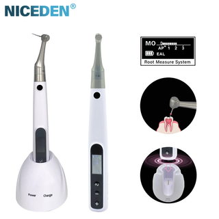 2 in 1 การรักษาคลองรากไร้สาย endodontic แสงแฮนพีช หลายโหมดทันตกรรม endo มอเตอร์ที่มีตัวระบุตําแหน่ง apex