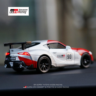 โมเดลรถแข่งจําลอง 1:32 TOYOTA Supra GR GT4 พร้อมเสียง และไฟ ของเล่นสําหรับเด็ก