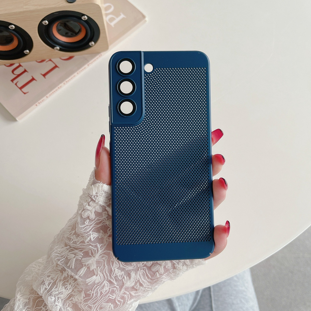 กระจกป้องกันกล้องเคสโทรศัพท์สําหรับ Samsung Galaxy S24 S25 หมายเหตุ 20 Ultra Hollow การกระจายความร้อนผิวปกแข็ง - รูปที่ 7