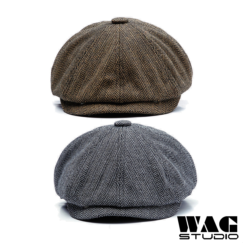 Wag หมวก | พร้อมส่ง หมวกเบเร่ต์ ผ้ายีน ลาย Peaky Blinders สไตล์วินเทจ แฟชั่นฤดูหนาว สําหรับผู้ชาย และผู้หญิง