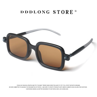 Dddlong แว่นตากันแดด UV400 ทรงสี่เหลี่ยม สไตล์วินเทจ คลาสสิก แฟชั่นเรโทร สําหรับผู้หญิง และผู้ชาย D293