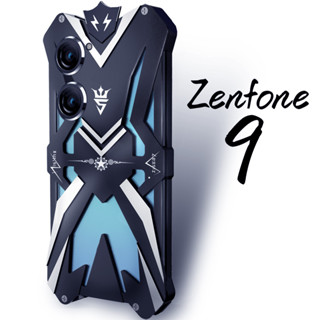 Zimon เคสโทรศัพท์มือถือแฟชั่น แบบโลหะผสมอลูมิเนียม กันกระแทก สําหรับ ASUS ZenFone 9 ASUS ZenFone 9