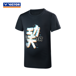 Victory เสื้อยืด เสื้อกีฬาแบดมินตัน ระบายอากาศ แห้งเร็ว สําหรับผู้ชาย และผู้หญิง