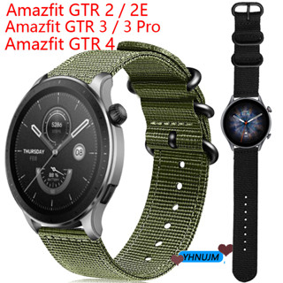 สายนาฬิกาข้อมือไนล่อน สําหรับ Huami Amazfit GTR 4 GTR 3 2 Pro Amazfit GTR4 GTR3 GTR2