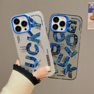 ใหม่ เคสโทรศัพท์มือถือ กันกระแทก ลาย LUCKY สีเงิน สําหรับ iPhone 14promax 14pro 13pro 13promax 12promax 11