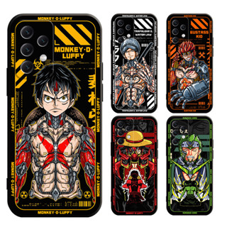 เคส SAMSUNG A03S M02 A02 A02S A31 S20 S8 S9 S10 plus โทรศัพท์มือถือ ลายการ์ตูนลูฟี่ โซโร สําหรับ