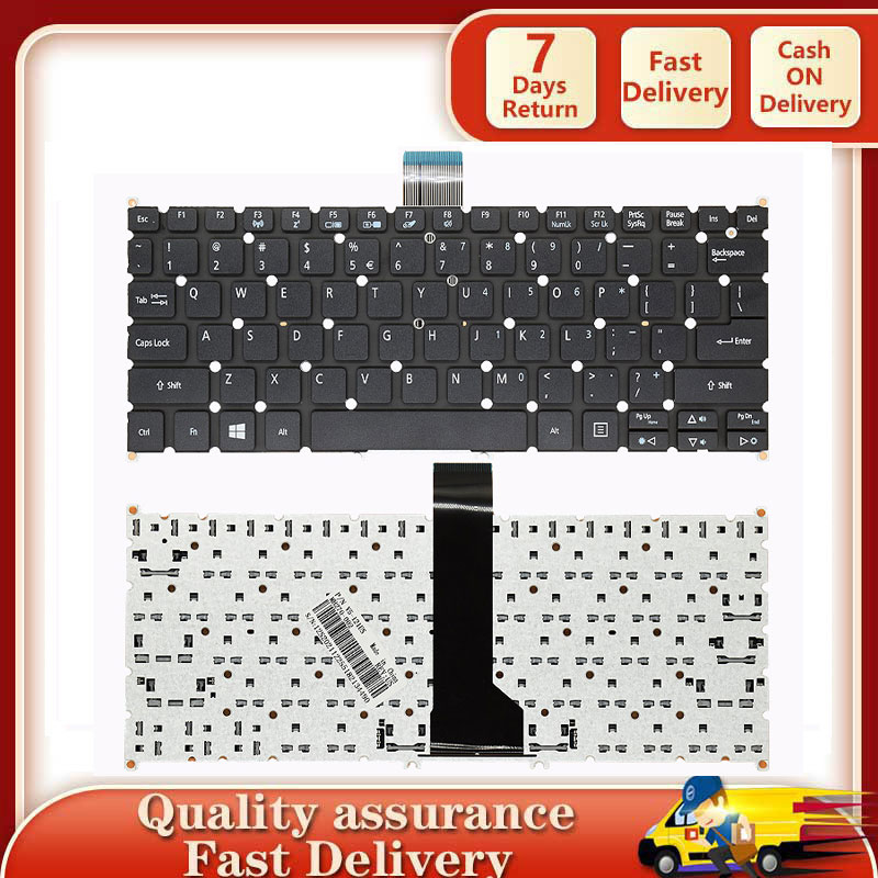 เปลี่ยนแป้นพิมพ์แล็ปท็อปใหม่สําหรับ Acer Aspire E11 E3 ES1-331 ES1-31 ES1-311 V331-112P