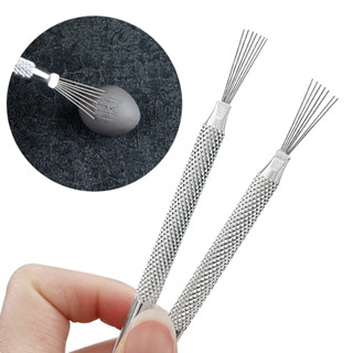 [szxmkj2] 7 Pin Clay Detail Sculpting Tool Durable for Scraping DIY Handicraft Cutting