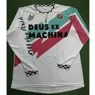 เสื้อกีฬาแขนสั้น ลายทีม Deus แบบแห้งเร็ว สไตล์เรโทร สําหรับขี่จักรยานยนต์