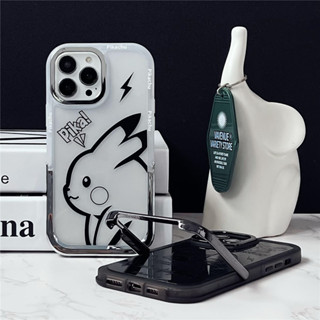 เคสโทรศัพท์มือถือ กันกระแทก ลายการ์ตูนปิกาจู Fujiwara Hiroshi สําหรับ iPhone14pro 13 12 pro max 11