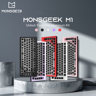 Akko MONSGEEK M1 ชุดปะเก็นโลหะ 75% RGB CNC พร้อมเมาท์ปะเก็น