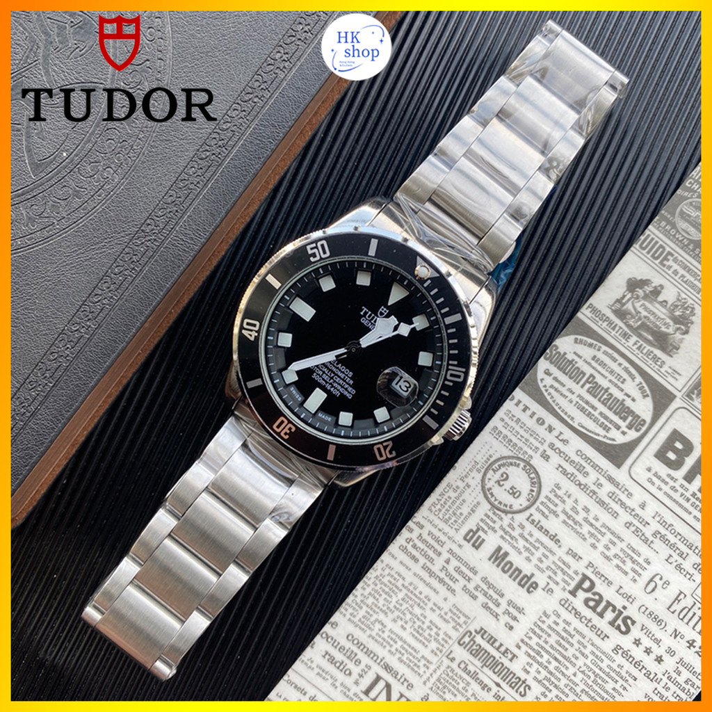 【TUD0R】นาฬิกาข้อมือผู้ชาย คอลเลกชันวินเทจ คลาสสิก กันน้ํา สเตนเลส นาฬิกากลไกอัตโนมัติ
