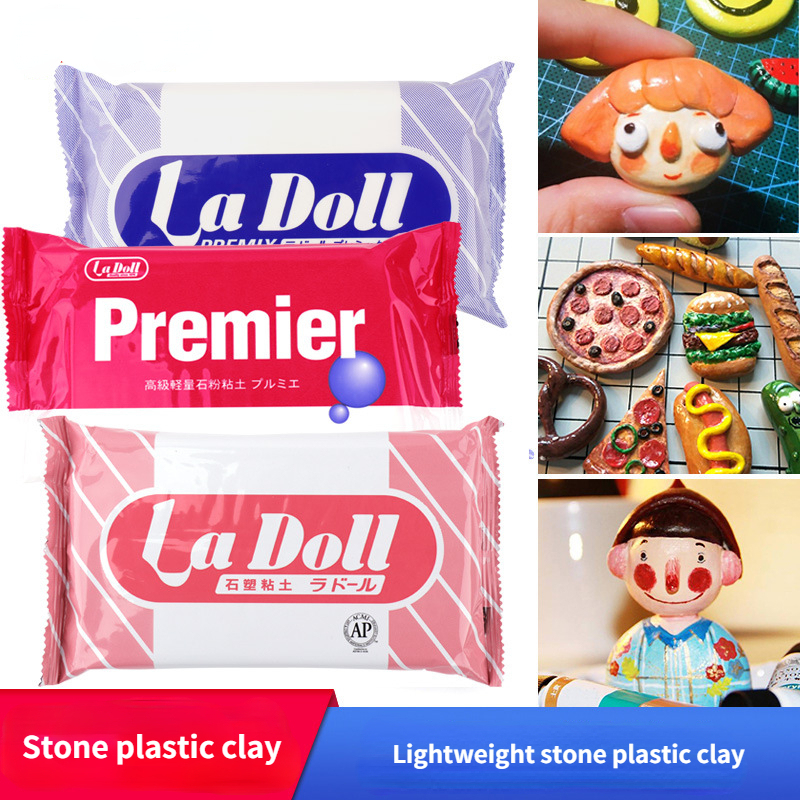 Padico Ladoll Premier Air Dry Clay DIY Modelling Clay Stone Clay
