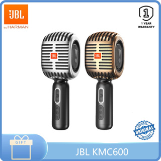 Jbl KMC600 ไมโครโฟนบันทึกเสียง คอนเดนเซอร์ ไร้สาย บลูทูธ สําหรับโทรศัพท์มือถือ บ้าน คาราโอเกะ