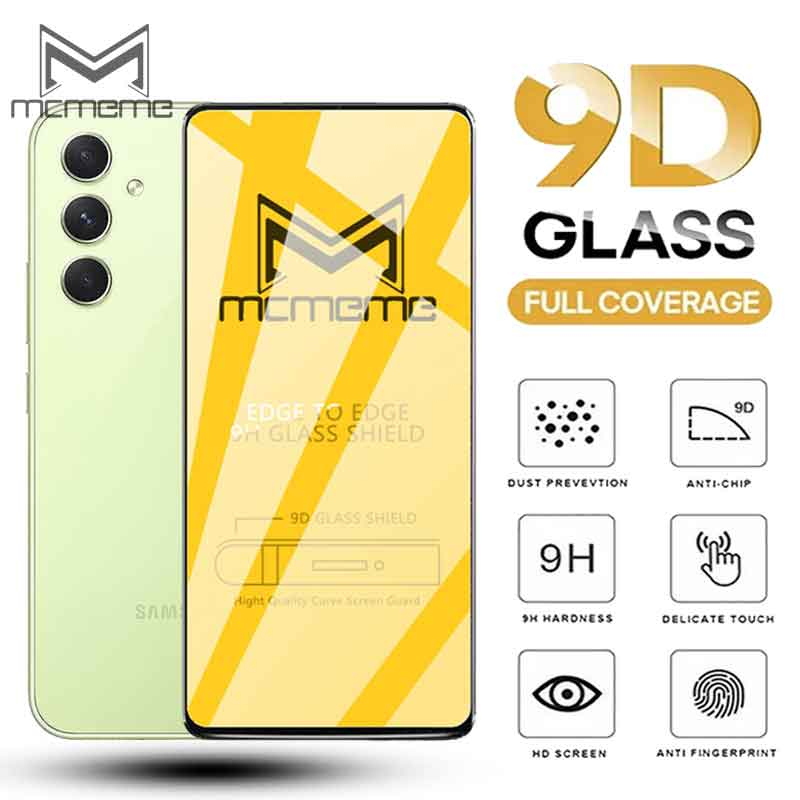 ฟิล์มกระจกนิรภัย ป้องกันแบบเต็มจอ 9D กาวเต็มแผ่น สำหรับ Samsung Galaxy A55 A35 A06 A16 A05s A05 A54 A15 A25 A24 A14 A34 A04e A04s A04 A23 A13 A22 A03 A52s A03s A53 A73 A33 A02 A02s A12 A42 A52 A72 A32 A11 A20 A70 A30 A50 A10 A10s A20s A30s A50s