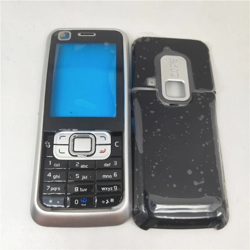 สําหรับ Nokia 6120 6120C เคสโทรศัพท์ + คีย์บอร์ด + ฝาครอบแบตเตอรี่ อะไหล่เปลี่ยน