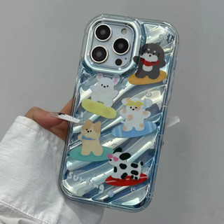 เคสโทรศัพท์มือถือ tpu แบบนิ่ม ลายสัตว์ สําหรับ iPhone 14 14promax 14pro 11 12 12PRO 12PROMAX 13 13pro 13promax