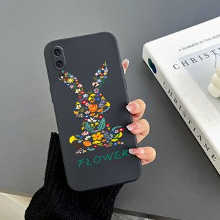 เคสโทรศัพท์มือถือ Tpu ขอบตรง ลายกระต่าย สําหรับ Huawei P20 Huawei P20 PRO Huawei P20 Lite 4G Huawei P30 Huawei P30 PRO Huawei P30 Lite