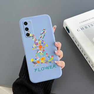 เคสโทรศัพท์มือถือ Tpu ขอบตรง ลายกระต่าย สําหรับ Huawei P40 Huawei P40 PRO Huawei P40PRO Plus Huawei P50 P50E Huawei P50 PRO Huawei NOVA9