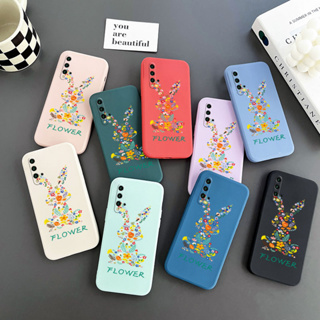 เคสโทรศัพท์มือถือ Tpu ขอบตรง ลายกระต่าย สําหรับ Huawei Nova 5T Huawei Nova 7i Huawei Nova 7 Huawei Nova 7 PRO Huawei Nova 7 SE Huawei Nova 8