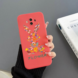 เคสโทรศัพท์มือถือ Tpu ขอบตรง ลายกระต่าย สําหรับ Huawei Mate 10 Huawei Mate 10 PRO Huawei Mate 20 Huawei Mate 20 PRO Huawei Mate 20X 5g Huawei Y7 2019