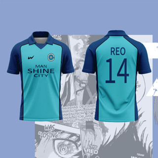 เสื้อกีฬาคอสเพลย์ การ์ตูนมังงะ Jersey Blue Lock Man Shine City