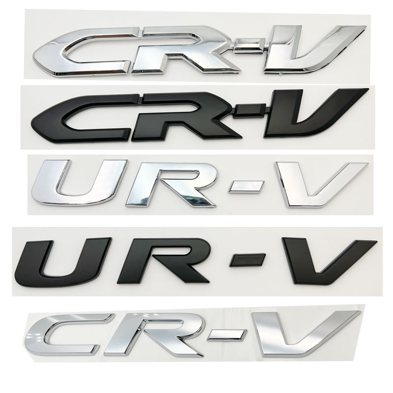 วัสดุ ABS (พลาสติก) 3D เหมาะสําหรับ Honda CRV CR-V URV URV โลโก้หางรถ อุปกรณ์เสริมจัดแต่งทรงผม
