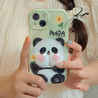 เคสโทรศัพท์มือถือ ลายแพนด้า สีเหลือง สําหรับ iPhone 14ProMax 13 iPhone11 12 ProMax