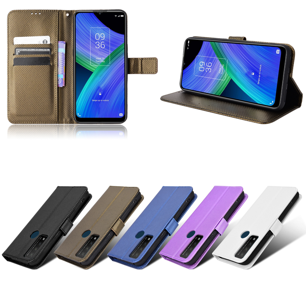 เคส Case for TCL 20R 20 Pro 403 405 30 XE 5G SE E Plus 30+ 305 306 406 408 506D  เคสโทรศัพท์หนัง PU 