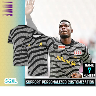 Juventus 23/24 [รุ่นพัด] เสื้อยืดลําลอง แขนสั้น คอกลม ลายฟุตบอล คุณภาพสูง ไซซ์ S-XXL *