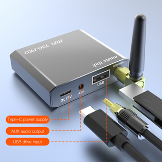 อะแดปเตอร์รับสัญญาณเสียงบลูทูธ 5.2 Aux ไร้สาย 3.5 มม. T30