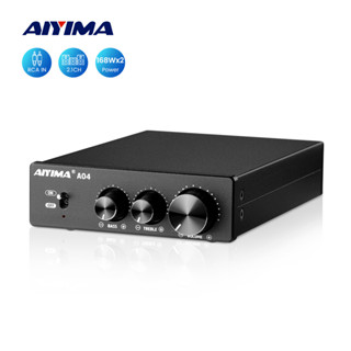 Aiyima เครื่องขยายเสียงสเตอริโอ A04 TPA3251 175Wx2 HIFI 2.0 แบบมืออาชีพ