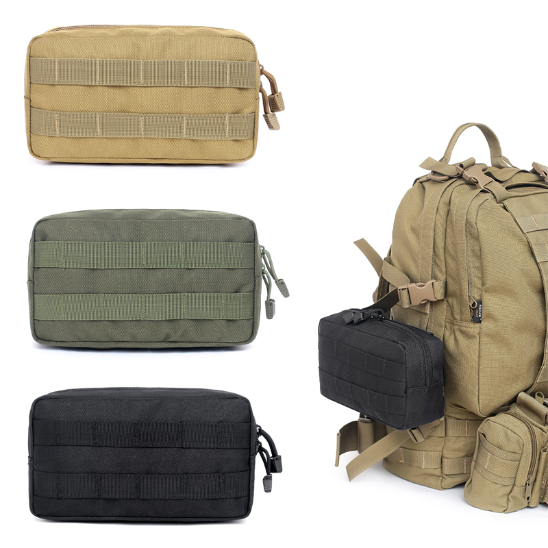 Mini Nylon Tactical fanny belt bag Modular Molle Utility Tools กระเป๋าคาดเอวกระเป๋า