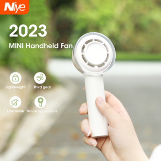 【ใหม่】Niye พัดลมระบายความร้อน 1200 MAh ชาร์จ USB แบตเตอรี่ ความจุขนาดใหญ่ แบบพกพา 2023