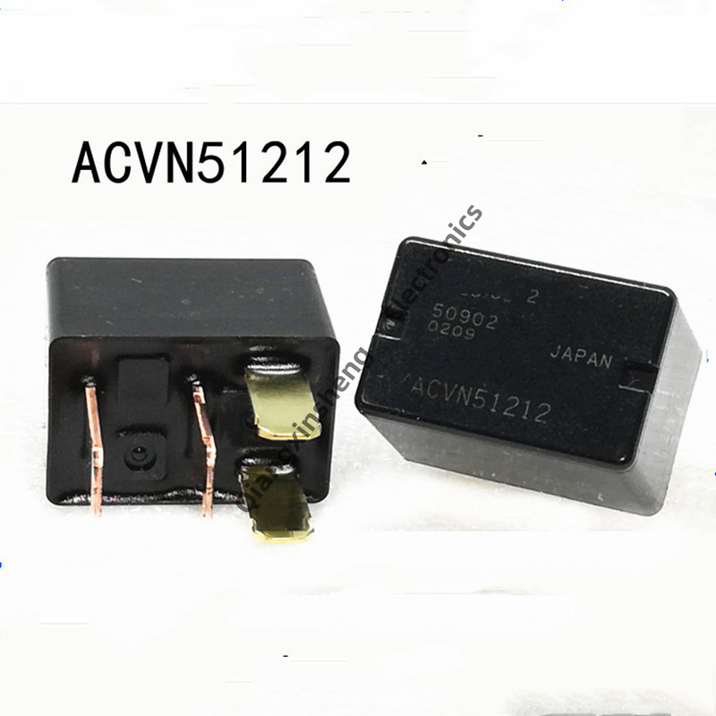 รีเลย์อิเล็กทรอนิกส์ ขนาดเล็ก ACVN51212 12V4 Pin สําหรับรถยนต์